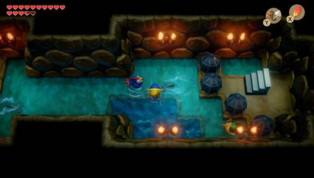 The Legend of Zelda: Link's Awakening - PIeza al sur de la mansión caracola