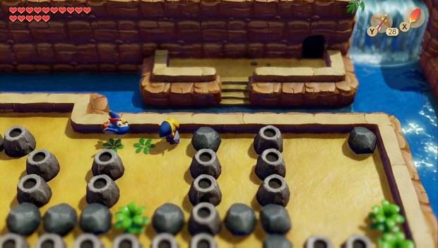 The Legend of Zelda: Link's Awakening - PIeza junto a la casa de la bruja