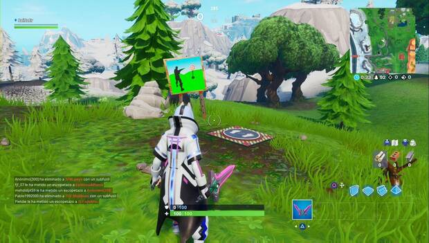 Fortnite Battle Royale - Campos de tiro: Aterrizaje Afortunado