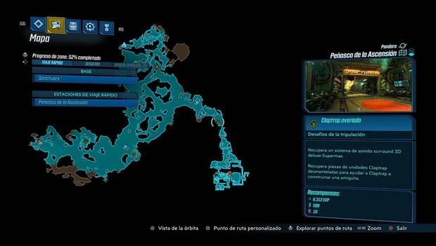 Borderlands 3 - Claptrap en Peñasco de la Ascensión
