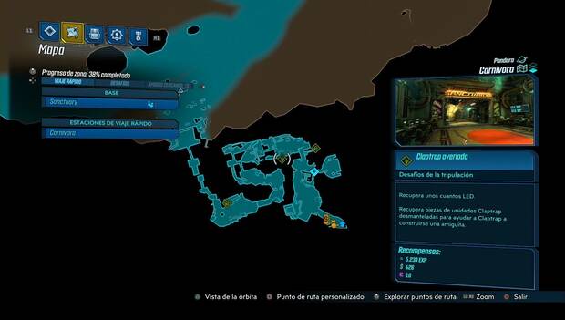 Borderlands 3 - Claptrap en Carnívora
