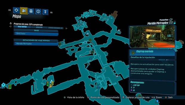 Borderlands 3 - Claptrap averiado en meridio metroplex