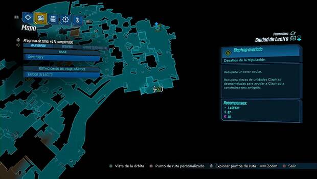 Borderlands 3 - segundo claptrap averiado en Ciudad de Lectra
