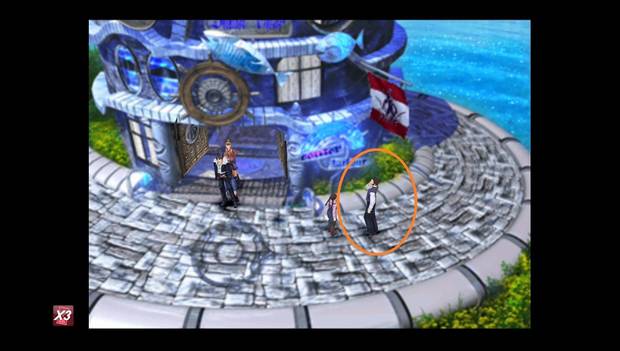 Final Fantasy VIII Remastered - hombre con la carta de Eolo