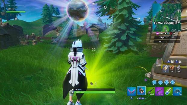 Fortnite - Alcanza a un oponente con una Bomba Boogie: efecto de la Bomba boogie