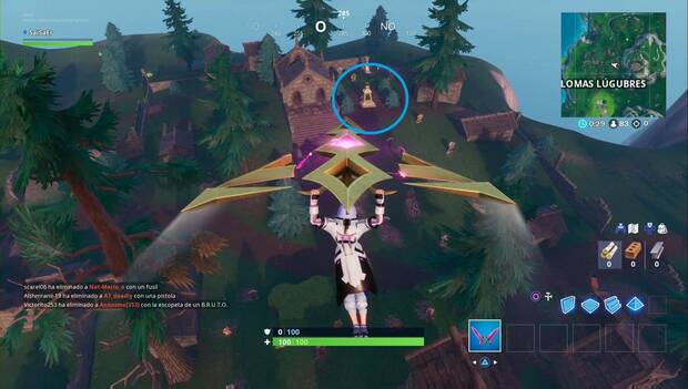 Fortnite - Localización de la estatua del murciélago