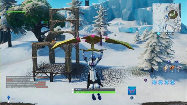 Fortnite - Localización del asiento
