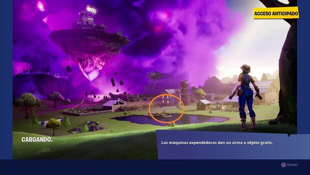 Fortnite - Pista de la localización de la estrella de batalla