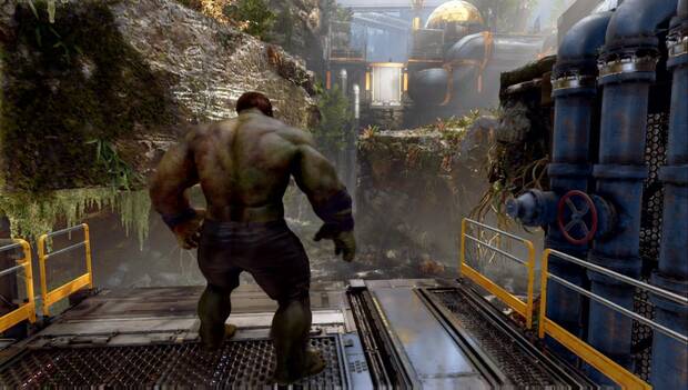 Marvel's Avengers - Tras la pista de Olympia: zona de inicio de los saltos