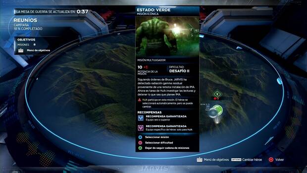 Marvel's Avengers - Misiones icónicas de El increíble Hulk: Estado: Verde