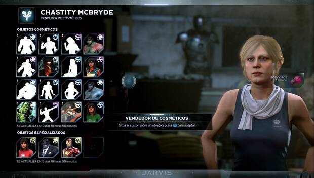 Marvel's Avengers - Una mejora personal: panel de Chastity McBryde