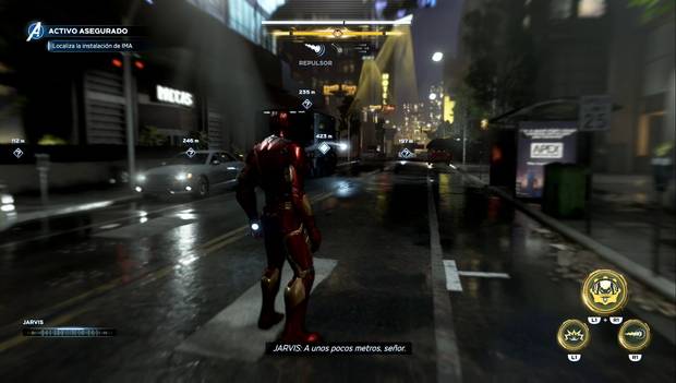 Marvel's Avengers - Solos contra IMA: marcadores de objetivos secundarios
