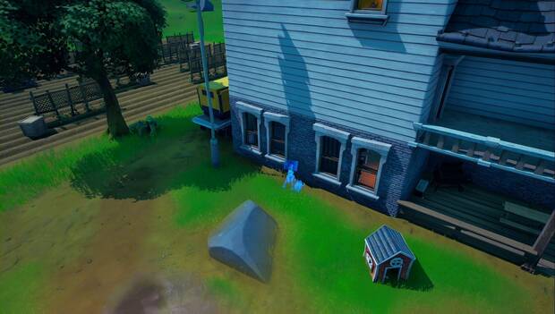 Fortnite Battle Royale - Abre un kit de misión y coloca un inhibidor fuera de la base de la OI en una misma partida: segundo inhibidor
