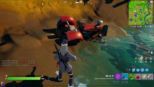 Fortnite Battle Royale - Misiones semanales: tractor agrícola