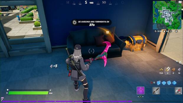 Fortnite Battle Royale - Misiones de Salchicho: sofá