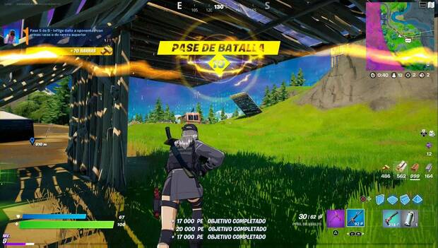 Fortnite Battle Royale - Misiones de Salchicho: daño con armas raras