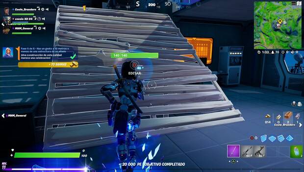 Fortnite Battle Royale - Misiones de Penny: gesto a menos de 10 metros de un aliado
