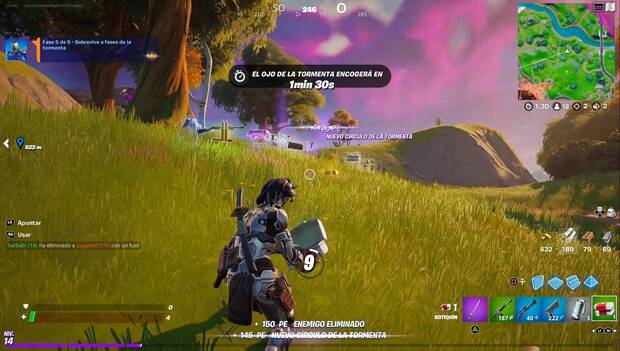 Fortnite Battle Royale - Misiones de Desguazo: sobrevive a fases de la tormenta