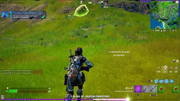 Fortnite Battle Royale - Misiones de Kor: disparos a la cabeza con un fusil de asalto