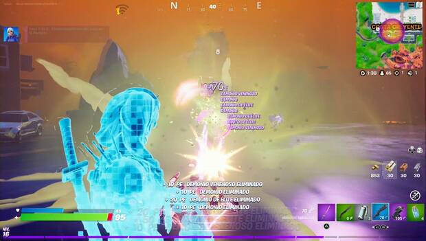 Fortnite Battle Royale - Misiones de Torin: monstruos eliminados con un arma paralela