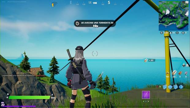 Fortnite Battle Royale - Misiones de Fabio Crindulce: tirolina al sudeste de Aprés Ski