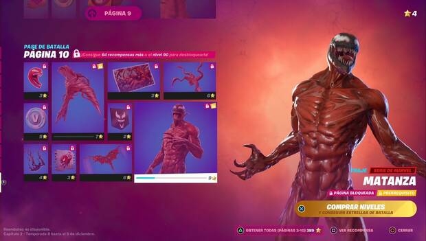 Fortnite Battle Royale - Skin Matanza: Matanza en el Pase de batalla