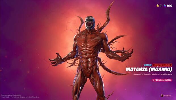 Fortnite Battle Royale - Skin Matanza Máximo