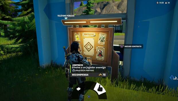 Fortnite Battle Royale - Barras de oro: tablón de contratos
