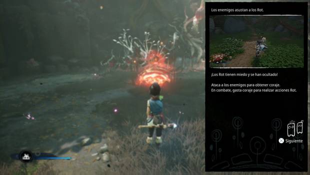 Kena: Bridge of spirits - Llega el guía espiritual: tutorial de acciones Rot