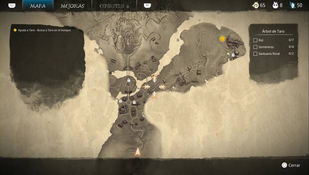 Kena: Bridge of spirits - Ayuda a Taro: destino a seguir