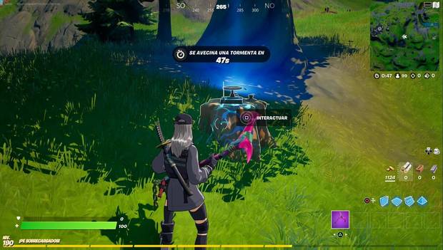Fortnite Battle Royale - Recibe el mensaje de Marigold: ubicación del tocón