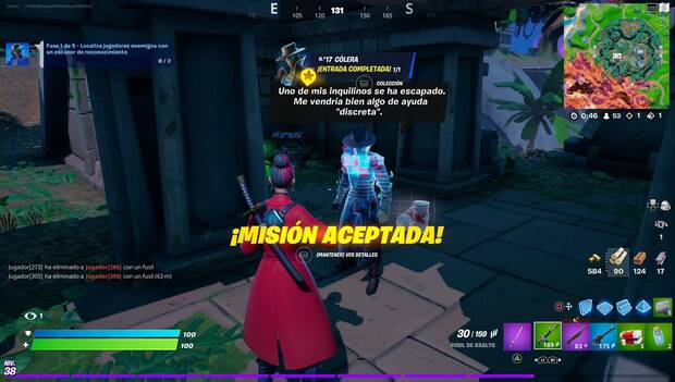 Fortnite - Misiones de Cólera: dónde encontrar a Cólera