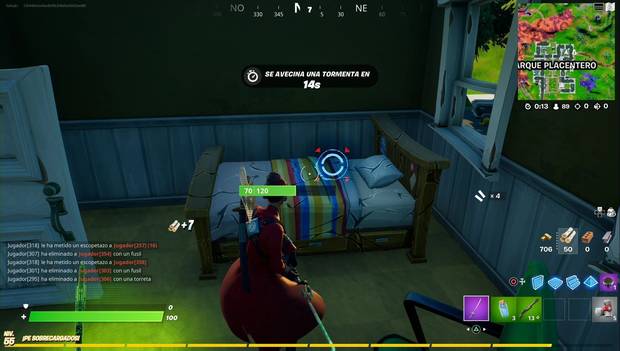 Fortnite - Misiones de Fábula Sombría: camas en Parque Placentero