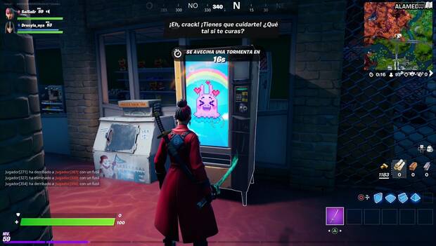 Fortnite - Misiones de Devorador: Curatonic al norte de Laguna Lodosa