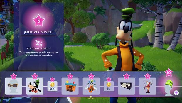 Disney Dreamlight Valley -¿Qué rol es mejor para los amigos?: personaje mejorando su rol