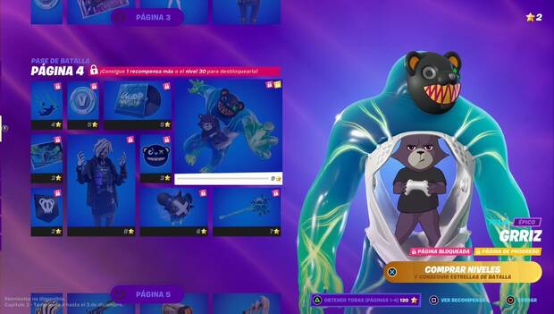 Fortnite Battle Royale - Cmo desbloquear gratis a los personajes de la T4: Grizz