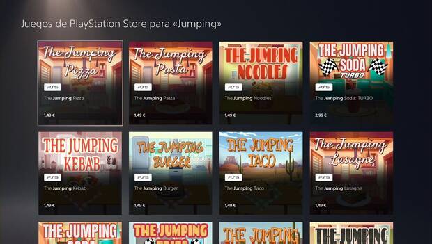 Cmo conseguir platinos fcilmente en PlayStation? - Top 10 juegos ms fciles: imagen de PS Store del catlogo de la serie The Jumping