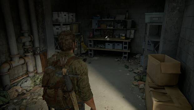 The Last of Us Parte 1 - Mesas de trabajo: ubicación de la mesa de trabajo #03 en el Capítulo 4