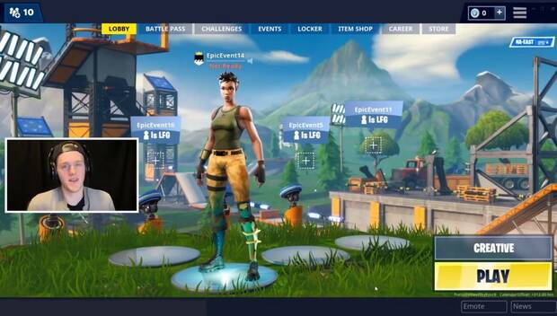 Se filtra el 'modo creativo' de Fortnite, diferente al 