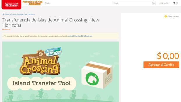 Transferencia de islas en Animal Crossing New Horizons