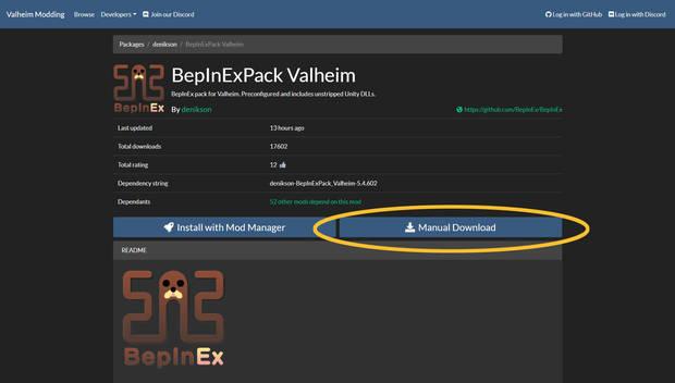 Bepinexpack valheim как установить