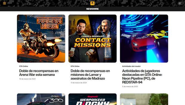 GTA Online - Newswire: ¿Cómo enterarse de los nuevos eventos?