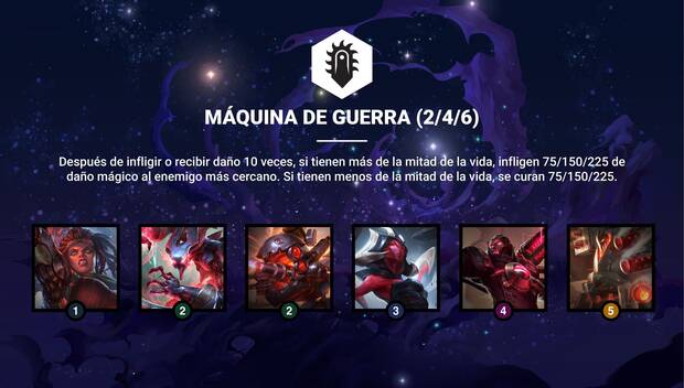 TFT - nuevo atributo mquina de guerra