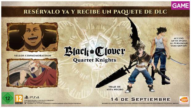 GAME detalla sus incentivos de reserva para Black Clover: Quartet Knights Imagen 2