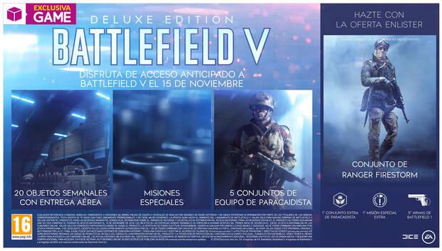 GAME ya est vendiendo su exclusiva Edicin Deluxe de Battlefield 5 Imagen 2