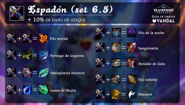 Espadón en TFT y todas sus combinaciones de objetos