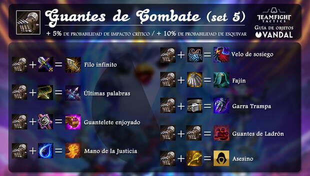Guantes de Combate en TFT y todas sus fusiones con objetos