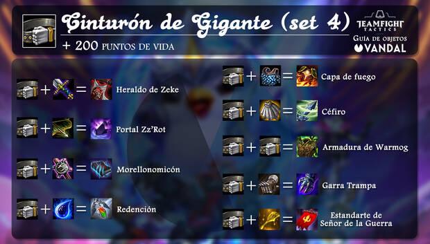 Cinturón de gigante en TFT y todas sus combinaciones
