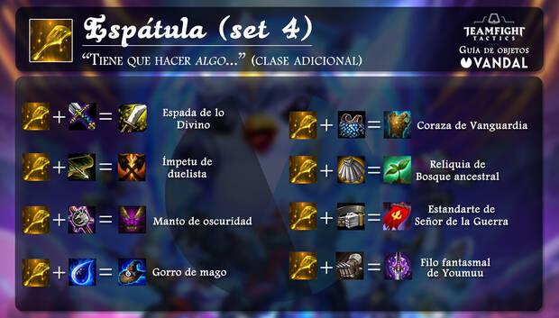 Espátula en TFT y todas sus fusiones con objetos