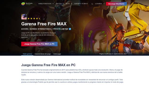 Cómo descargar gratis Free Fire MAX en PC y comenzar a jugar